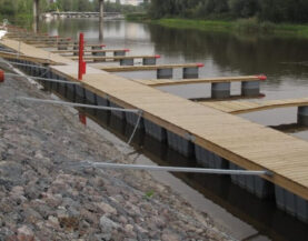 Tartu Sõpruse paadikai Emajõel